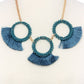 Fashion chunky stylish necklace and earring set