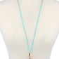 Cowrie Shell Tassel Beaded Necklace