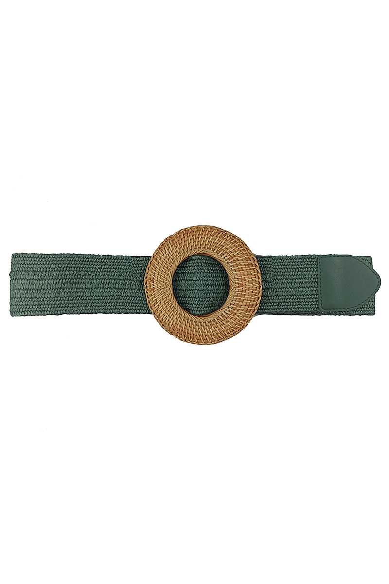 Modern Straw Round Belt