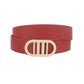 Modern Gridded Oval Standard Belt