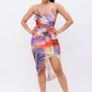 Printed Mesh Dress