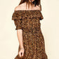 Leopard Printed Woven Dress