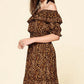 Leopard Printed Woven Dress