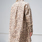 Leopard/animal Printed Shirt Dress