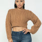 Cable Pullover Top