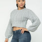 Cable Pullover Top