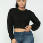 Cable Pullover Top