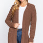 Chenille Sweater Cardigan