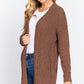 Chenille Sweater Cardigan