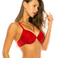 Red Stripe Bra