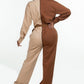 Long Sleeve Oversized Cozy Shirt Jumpsuit