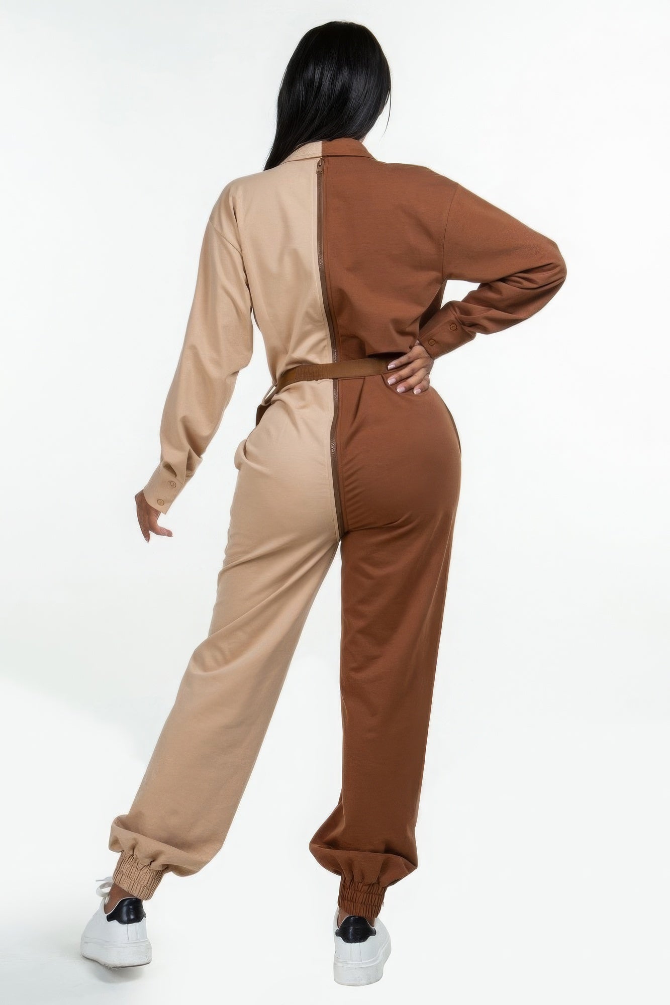 Long Sleeve Oversized Cozy Shirt Jumpsuit