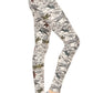 Yoga Style Banded Lined Dragonfly Print, Full Length Leggings In A Slim Fitting Style With A Banded High Waist