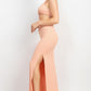 Cutouts Side Slit Maxi Dress