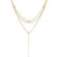 Dainty Metal Y Shape Necklace