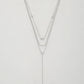 Dainty Metal Y Shape Necklace