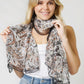 Paisley Print Chiffon Scarf