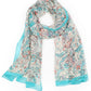 Paisley Print Chiffon Scarf