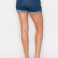 Belted Paperbag Denim Shorts