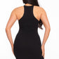 Varigated Rib Sleeveless Dress