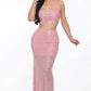 Sxy Back Sequin Maxi Dress