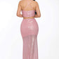 Sxy Back Sequin Maxi Dress