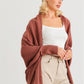 Batwing Sleeve Open Front Cardigan