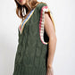 Multi Color Knitted Sweater Vest