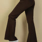 High Waisted Front Pocket Flare Pants