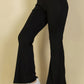 High Waisted Front Pocket Flare Pants