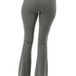 Folded High Waist Smooth Flare Yoga Pants