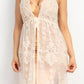 Sheer Embroidered Lace Vest