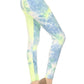 Tie Dye Printed, Full Length, High Waisted Leggings