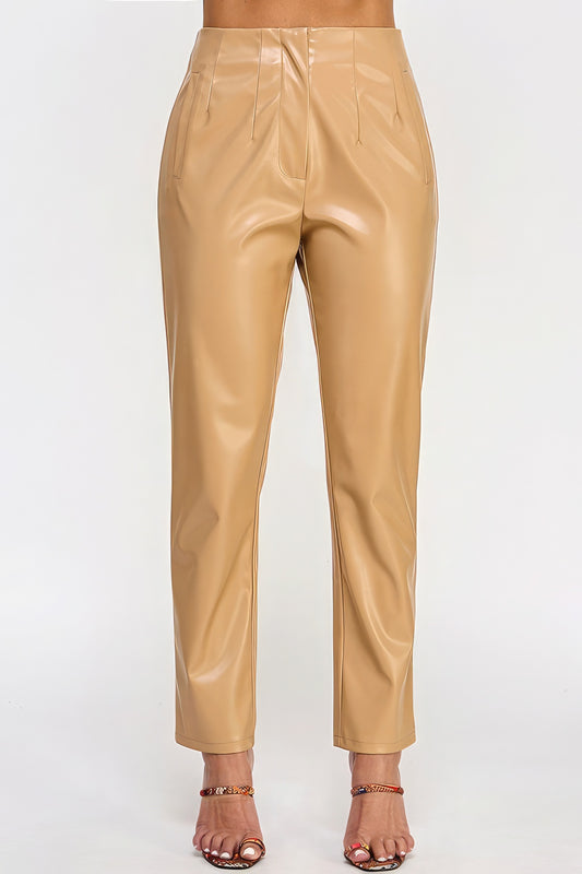 Faux Leather Pants